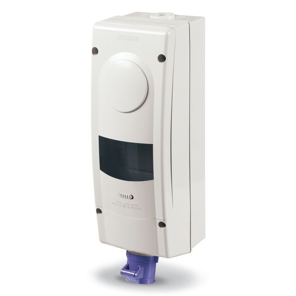 INTERLOCKED SOCKET 2P IP44 16A 24V AC image 1