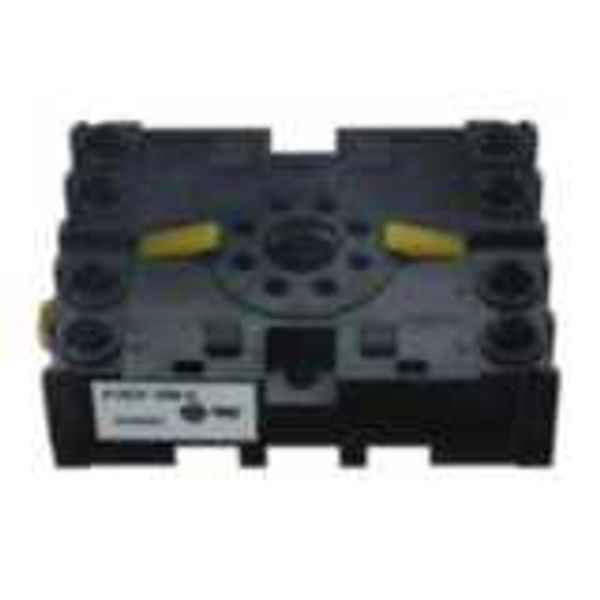 Socket, DIN rail/surface mounting, 8-pin, screw terminals image 2