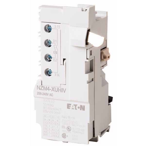 Undervoltage release, 2early N/O, for delay unit image 1