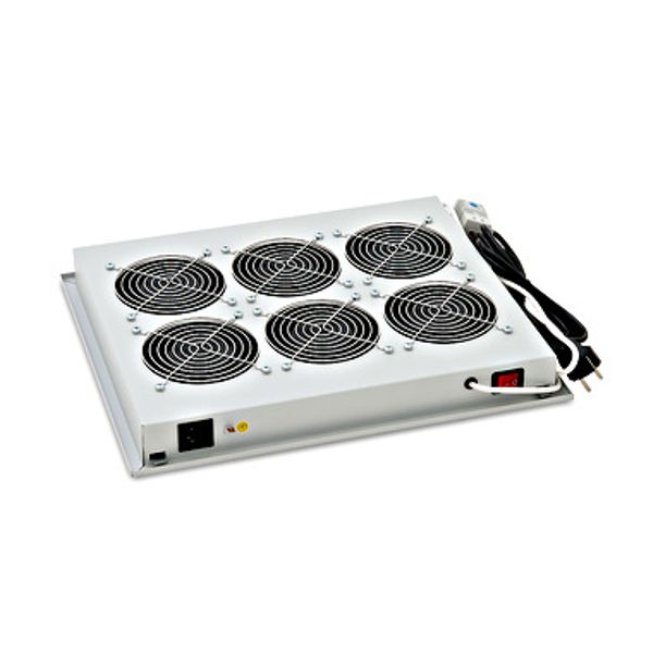 Roof fan-unit with 4 fans and thermostat for DSI enclosures image 1