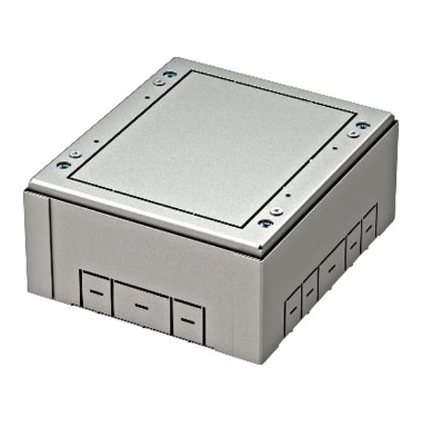 Installation box for floor box RB 4M, 208,5x182x83-128mm image 1