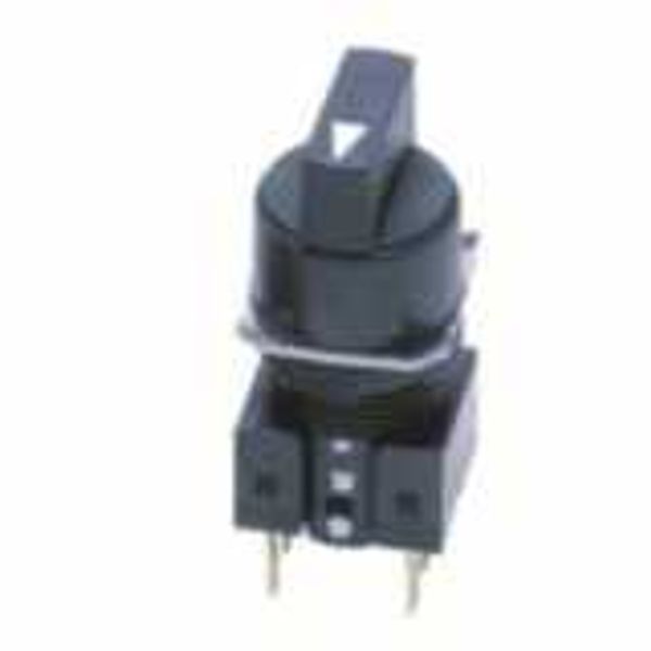 Selector switch, non-illuminated, lever type, round, 3 notches, spring A16S2015F image 4