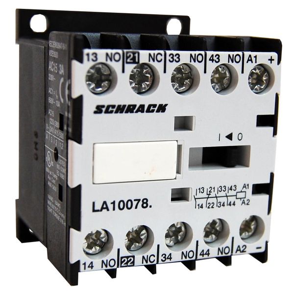 Mini Contactor 4NO, 3A, 48VDC image 1