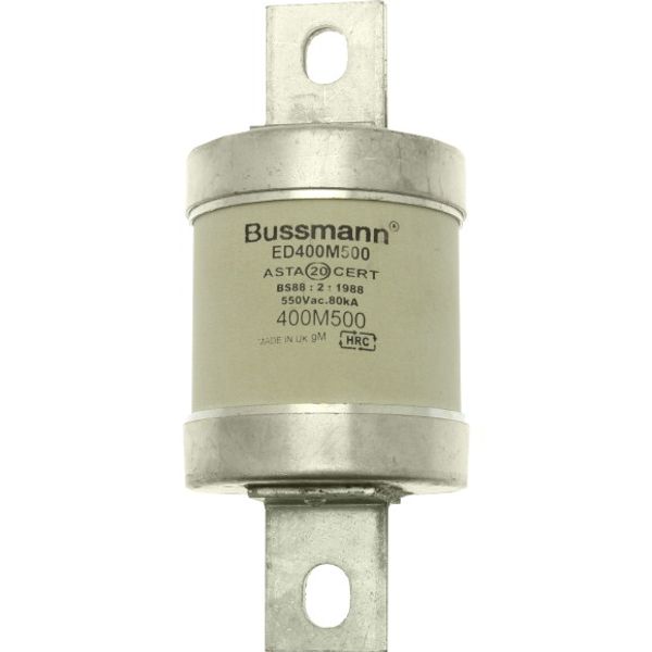 Fuse-link, LV, 400 A, AC 550 V, BS88/B3, BS88/B4, 59 x 136 mm, gM, BS, 400M500 image 4