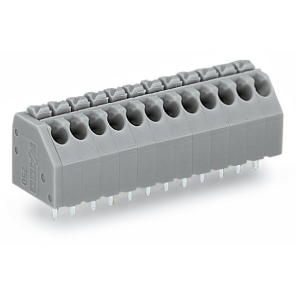 PCB terminal block push-button 1.5 mm² gray image 5