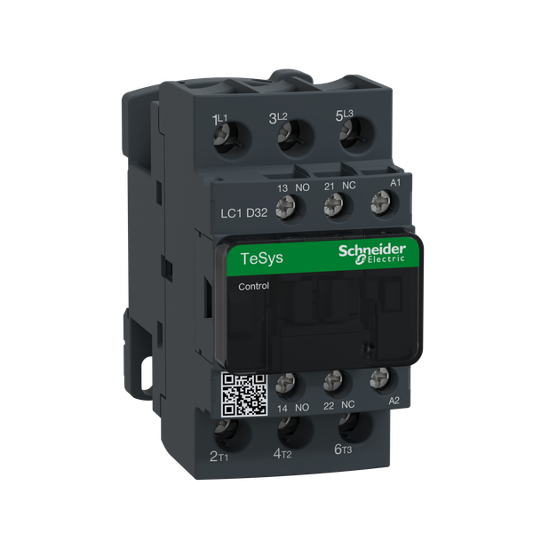 TeSys Deca contactor , 3P(3 NO) , AC-3/AC-3e , = 440V, 32A , 380V AC 50/60 Hz coil image 6