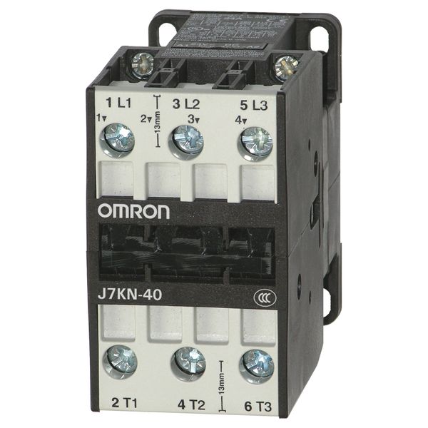 Contactor, 3-pole, 40A/18.5kW AC-3 (80A AC1), 24 VDC image 1