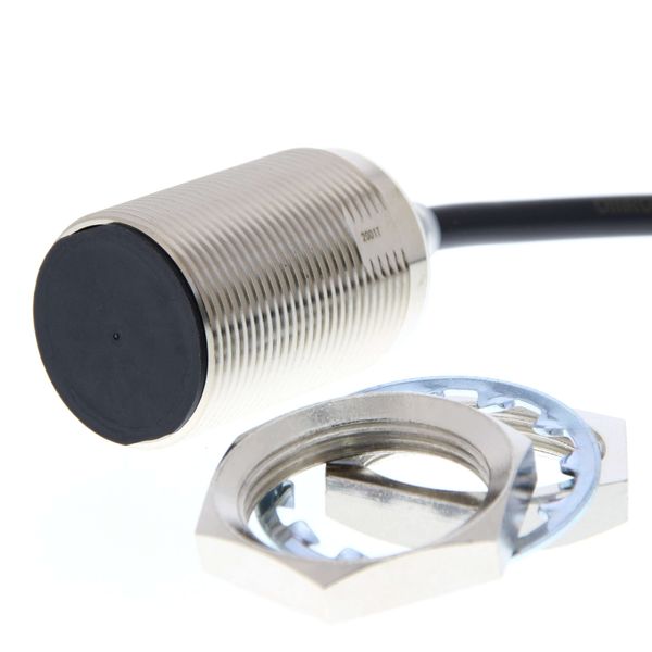 Proximity sensor, inductive, brass-nickel, M30, shielded, 20 mm, NC, 2 image 1