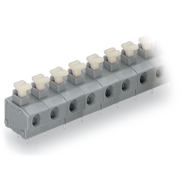 PCB terminal block push-button 1.5 mm² gray image 5