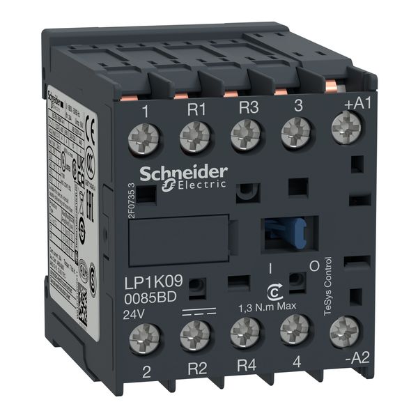 TeSys K contactor, 4P (2NO/2NC),AC-1, 440V, 20A, 220V DC coil,solder pins image 3