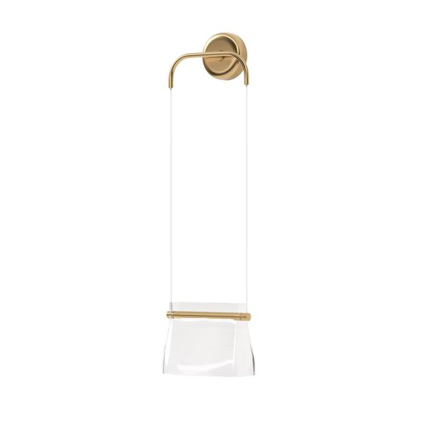 Modern Cabaret Wall lamp Brass image 1