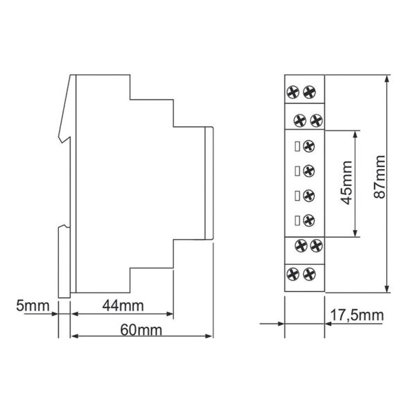 Timer flashing 12-240V AC/DC, 1CO, 8A/250V image 3