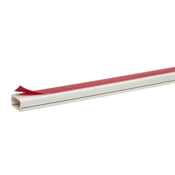 Ultra - mini trunking - 25 x 16 mm - PVC - white - 2 m image 2