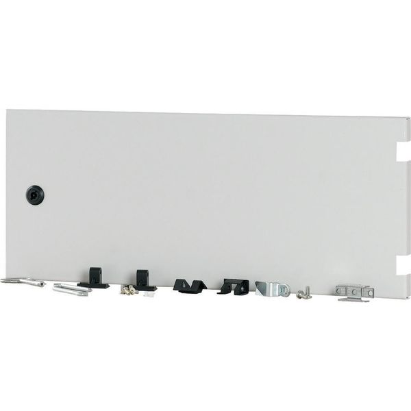 Section wide door, closed, HxW=250x600mm, IP55, grey image 5