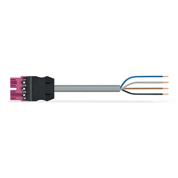 pre-assembled connecting cable Eca Plug/open-ended pink image 2