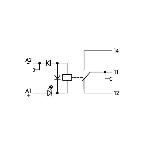 Relay module Nominal input voltage: 110 VDC 1 changeover contact image 6