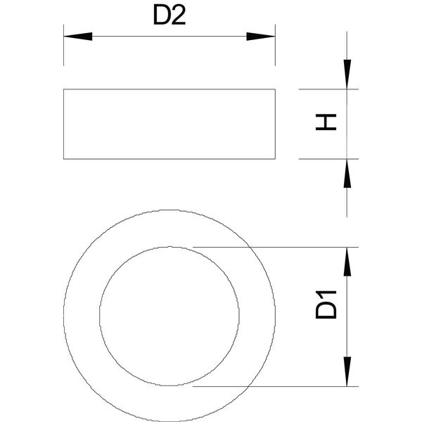 107CR VM 20 Reducing seal insert for V-TEC VM M20 image 2