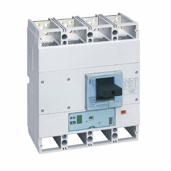 MCCB DPX³ 1600 - S1 electronic release - 4P - Icu 100 kA (400 V~) - In 630 A image 1