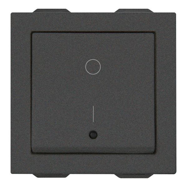 2P 32A 1-way switch carbon matt image 1