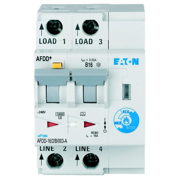 Arc Fault Detection Device, 2p, B, 16 A, 30 mA, type A image 15