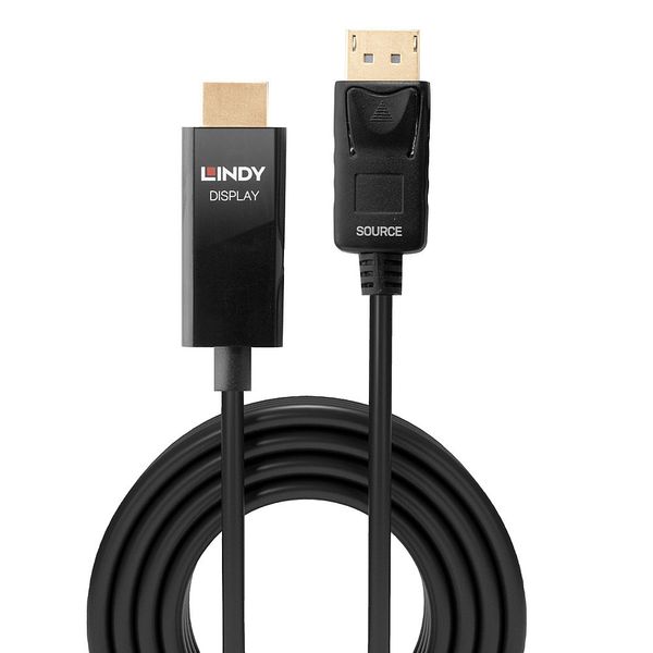 0.5m Display Port to HDMI 4K60Hz Adapter Cable with HDR Connects a single DisplayPort device to a HDMI® Display with a maximum resolution of 4096x2160@60Hz image 2