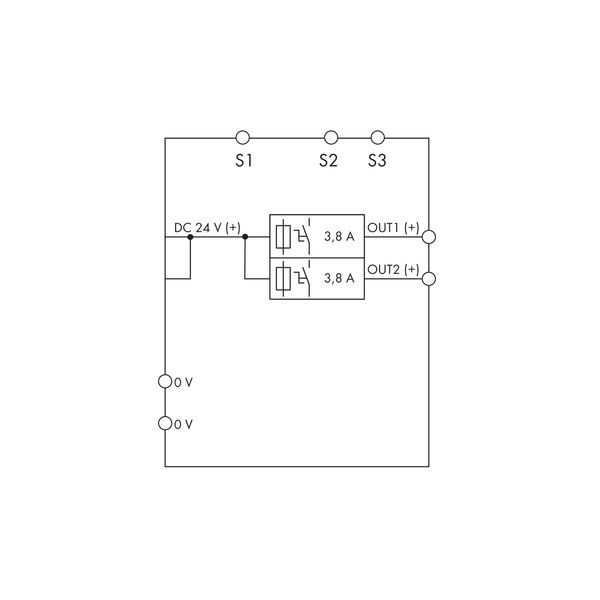 Electronic circuit breaker 2-channel 24 VDC input voltage image 6