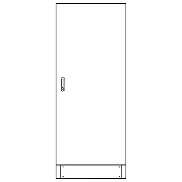 Leerverteiler 3-Feld, 2000x820x360mm mit Sockel, 1-trig image 1