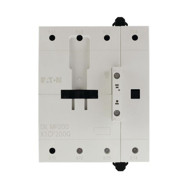 Contactor, 4 pole, 200 A, RDC 24: 24 - 27 V DC, DC operation image 8