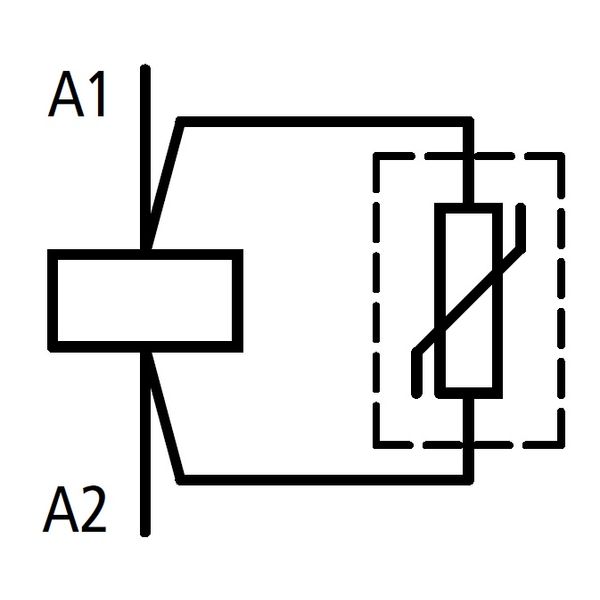 Varistor-suppressor for contactors size 0, 24-48VAC image 3