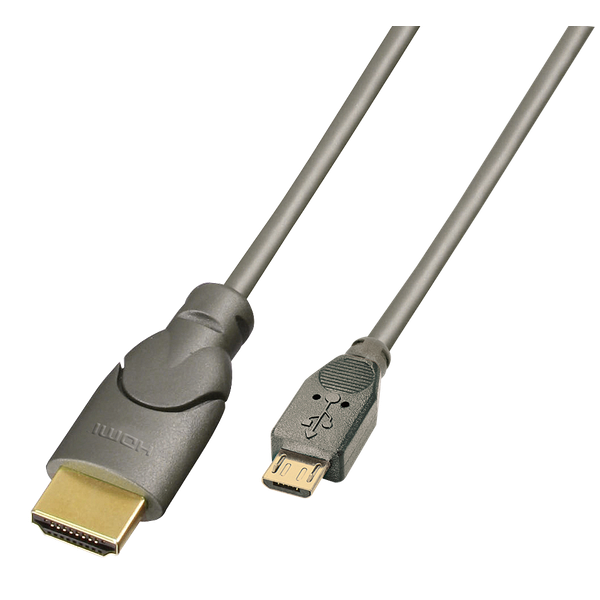 MHL to HDMI connection cable, 2m Show content stored on your smartphone on a MHL compatible HDTV image 1