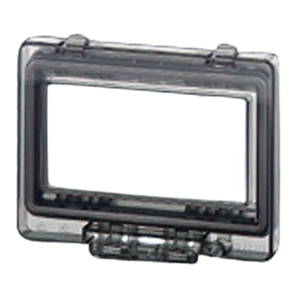 Hinged flap IP 65 (6 mod),   (HPL2000060) image 1