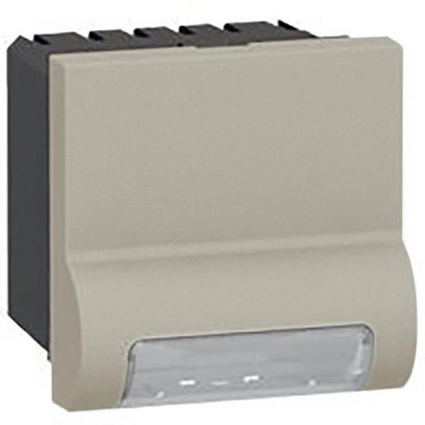 Skirting light Arteor - standard - with LED 230 V - 2 modules - champagne image 1