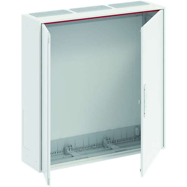 B35 ComfortLine B Wall-mounting cabinet, Surface mounted/recessed mounted/partially recessed mounted, 180 SU, Grounded (Class I), IP44, Field Width: 3, Rows: 5, 800 mm x 800 mm x 215 mm image 1