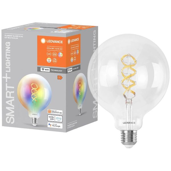 SMART+WIFI Filament Globe RGBTW E27 image 1