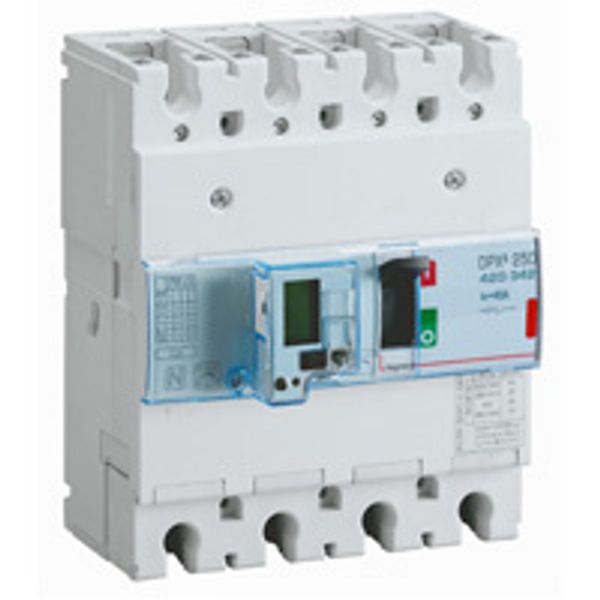 MCCB electronic release - DPX³ 250 - Icu 36 kA - 400 V~ - 4P - 40 A image 1