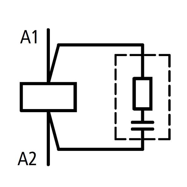 RC-suppressor for contactors size 0, 110-240VAC image 2