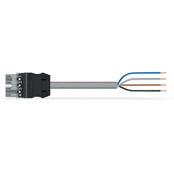 pre-assembled connecting cable Eca Plug/open-ended gray image 1