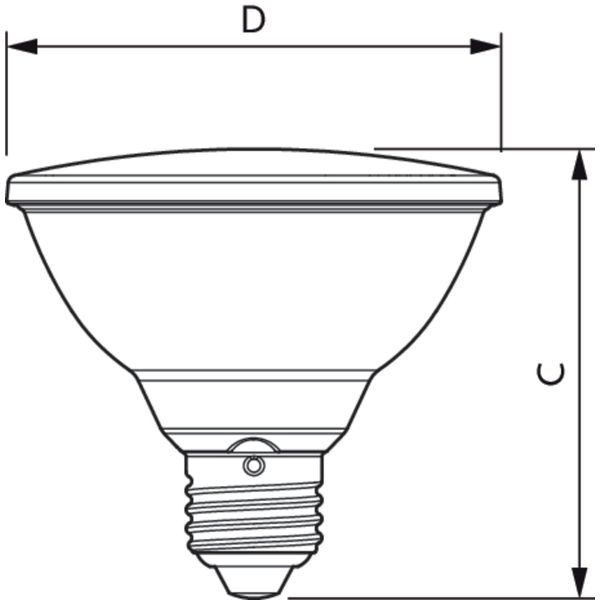 MAS LEDspot VLE D 9.5-75W 940 PAR30S 25D image 3