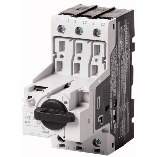Circuit-breaker, Basic device with standard knob, 12 A, Without overload releases, Screw terminals image 1