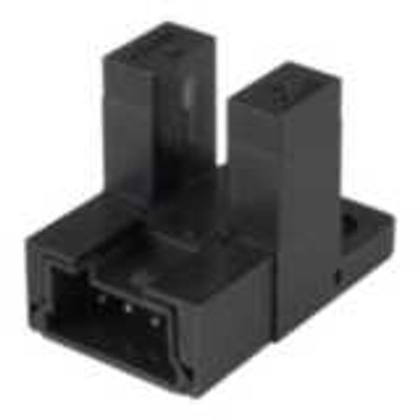 Photomicro sensor, slot type, 5mm, close-mounting, NPN, connector image 2