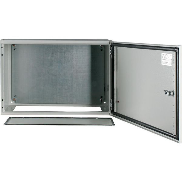 Wall enclosure with mounting plate, HxWxD=400x600x300mm image 5