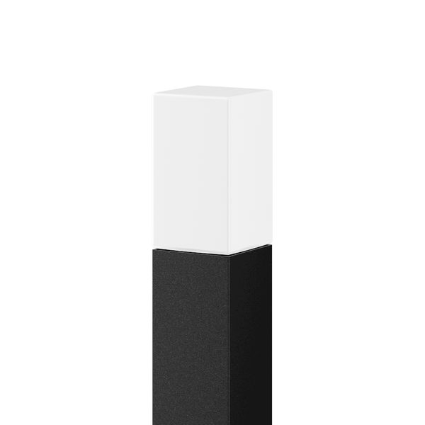 MEGA SQUARE, anthracite, on/off Bollards, L 120 B 120 H 1000, Opal gla image 2