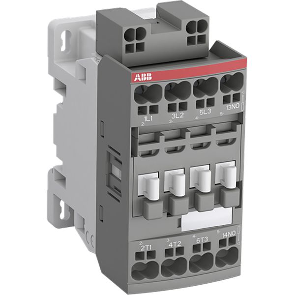 Block Contactor 4 Pole Coil 48...130V AC/DC Push-in Spring Terminals image 1