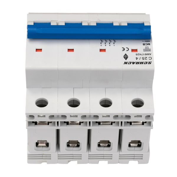 Miniature Circuit Breaker (MCB) AMPARO 6kA, C 25A, 4-pole image 5