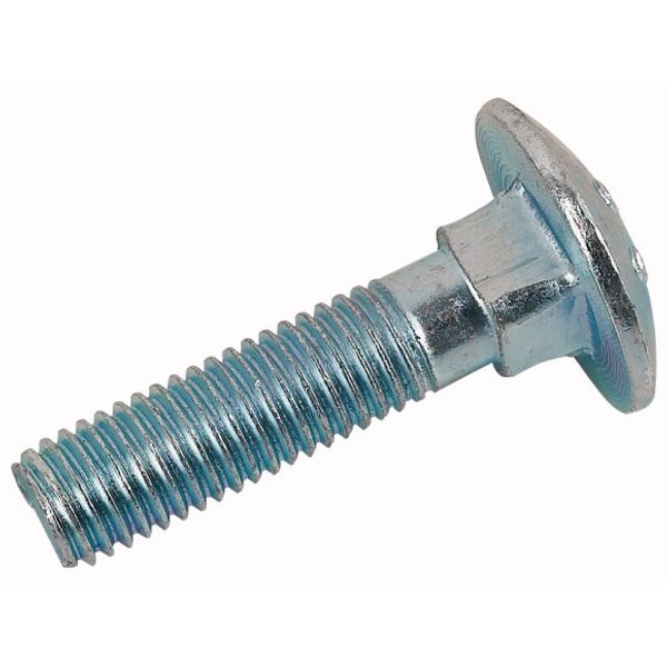 Flat round screw M10 x 35, DIN603 - 8.8 image 1