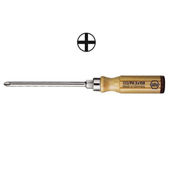 Wooden Phillips screwdriver 129  PH 3x150 image 1