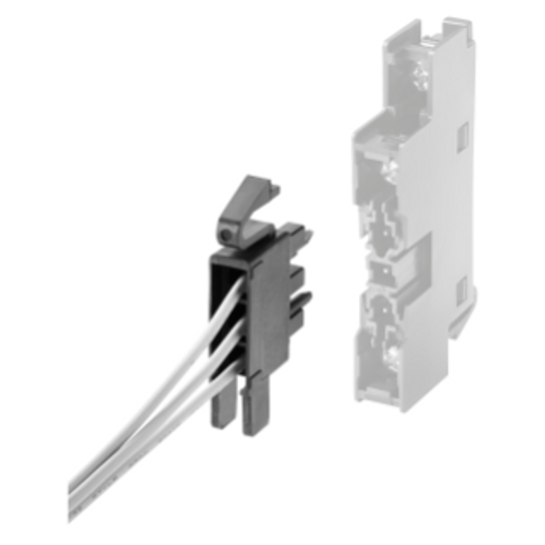 PLUG FOR INTERNAL ACCESSORIES MOUNTED ON PLUG-IN MCCB'S - FOR MSX125-630 - FOR AUXILIARY CONTACT image 1