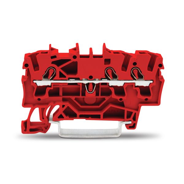 2002-1303 3-conductor through terminal block; 2.5 mm²; suitable for Ex e II applications image 1