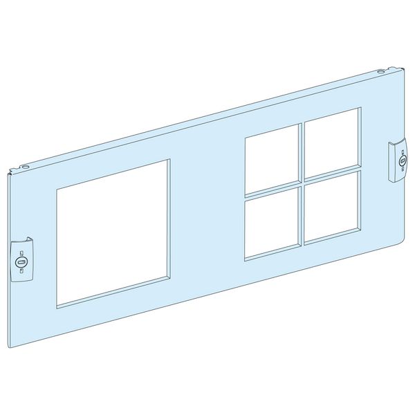 FRONT PLATE 1CUT-OUT144x144 +4CUT-OUT72x72 METERING DEV/P-BUTTON WIDTH600/650 4M image 1