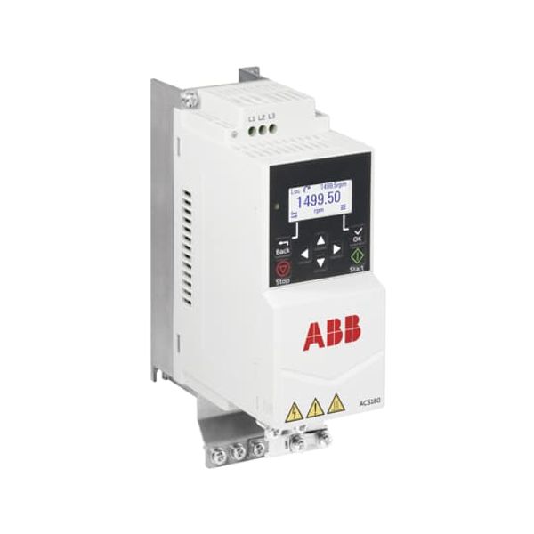 LV AC machinery drive module, IEC: Pn 0.75 kW, 4.8 A, 230 V, UL: Pld 1 Hp, 4.6 A, 208 V (ACS180-04S-04A8-2) image 2